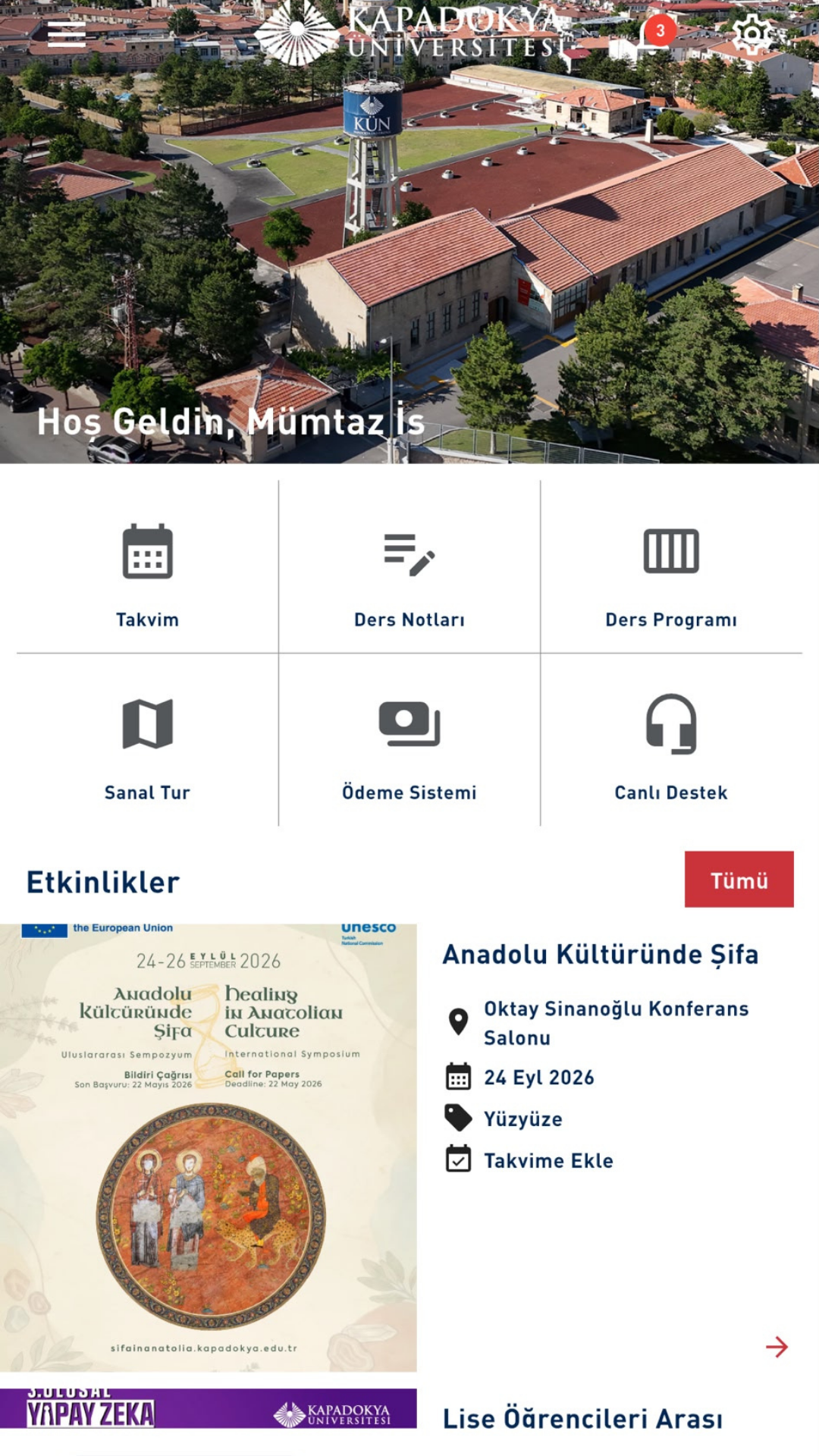 Etkinlikler ve Duyurular